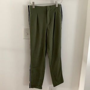 ZARA joggers size 26 OLIVE GREEN